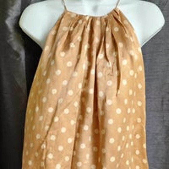 Robert Rodriguez polka dot silk top 4 - Picture 3 of 5